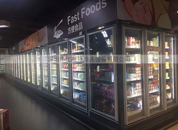 福州超市冷冻玻璃展示立柜