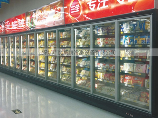 福州超市冷冻玻璃展示立柜